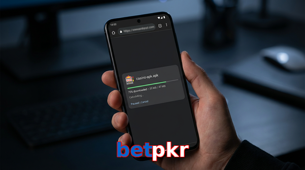Main screen of Betpkr apk page for PK players